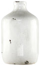 Crackled White Vase Small