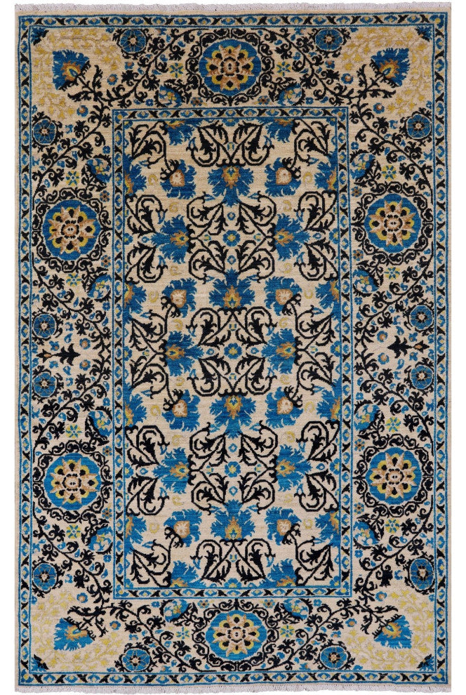 William Morris Hand-Knotted Wool Rug 5' 1" X 8' 0" Q4884