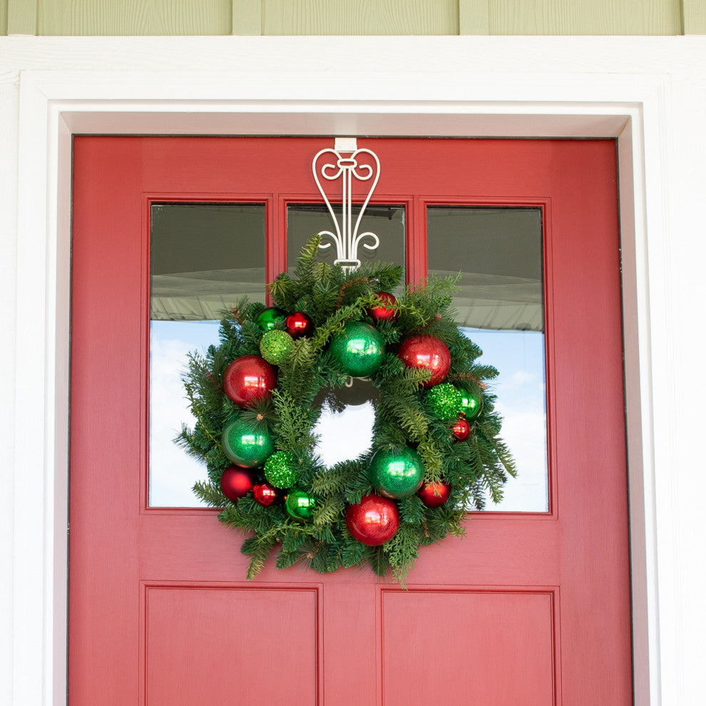 24" Lighted Christmas Wreath, Christmas Cheer