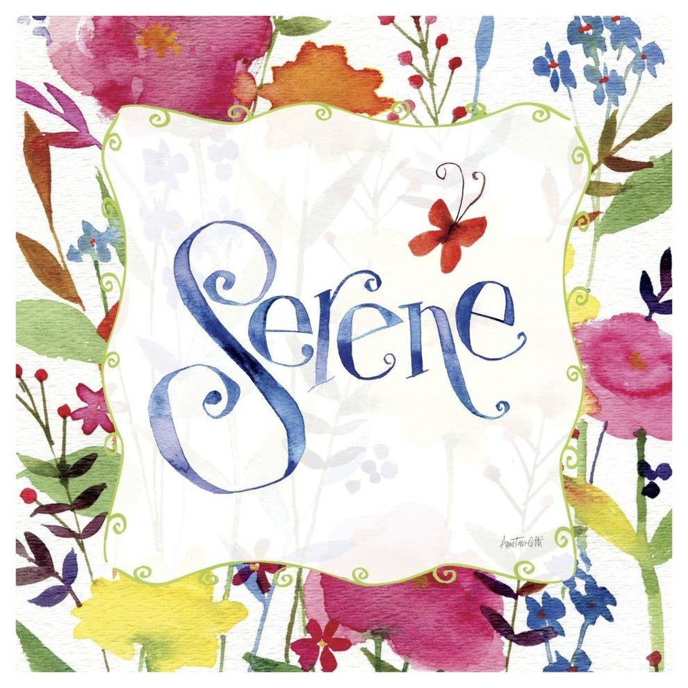 "Serene" Digital Paper Print by Anne Tavoletti, 42"x42"