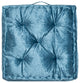 Safavieh Belia Floor Pillow Dark Turquoise 19" X 19"