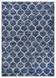 Couristan Easton Ogee Area Rug, Dusk Blue, 9'2" X 12'5"