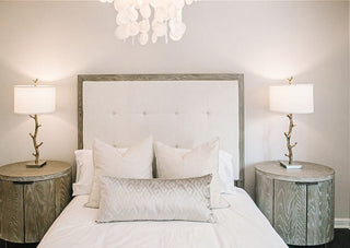 Gold Tree Branch Table Lamp, Twig Organic Shape Column