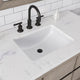 Oakman Marble Top Vanity in Grey Oak, 72", Vanity Only