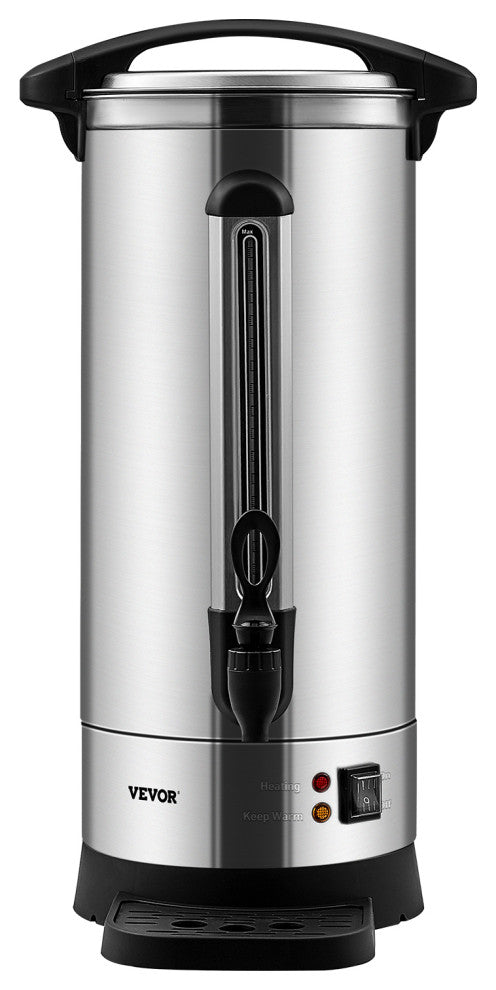 VEVOR Commercial Coffee Urn 110 Cup Stainless Steel Coffee Dispenser Fast Brew