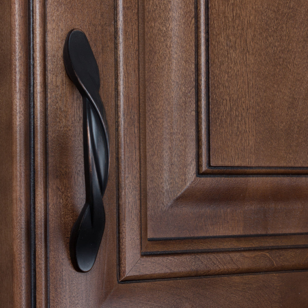 3" Center Twist Pull, Set of 20, Oil Rubbed Bronze