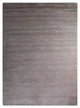 Hand Knotted Loom Silk Mix Area Rug Solid Beige