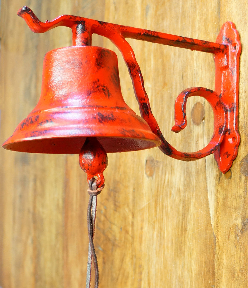 NACH Doorbell Small, Antique Red