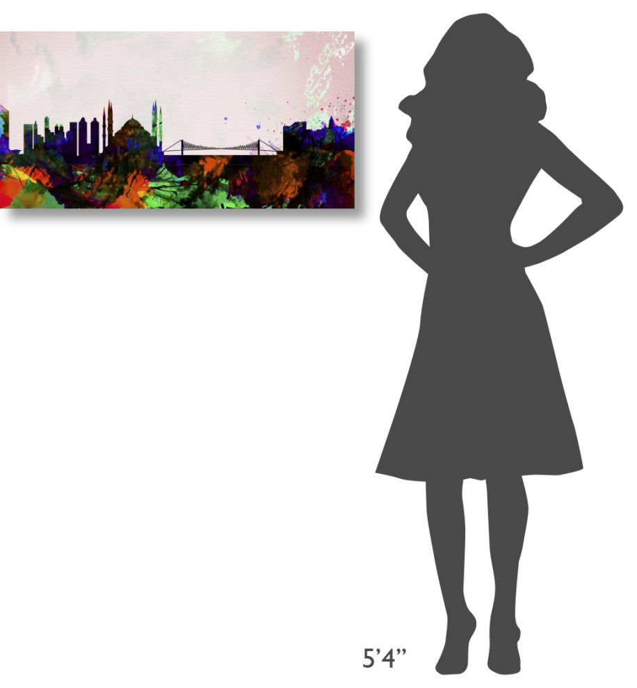 "Istanbul City Skyline" Fine Art Print