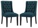 Baronet Dining Chair Fabric Set of 2, Azure
