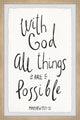 "All Is Possible" Framed Painting Print, 24x36