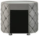 ACME Perine Nightstand, Gray Velvet