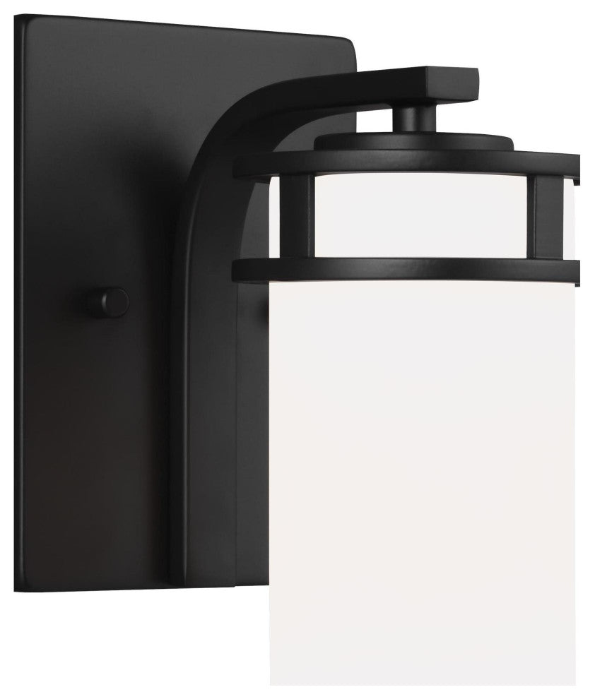 Generation Lighting 4121601EN3 Robie 8" Tall LED Bathroom Sconce - Chrome