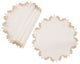 Anais Elegant Lace Embroidered Cutwork 16-Inch Placemats-Set of 4