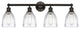 Innovations 616-4W-OB-G442 4 Light 32.75" Bath Vanity Light, Oil Rubbed Bronze