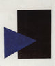 Kazimir Malevich Suprematism With Blue Triangle and Black Square Wall Decal
