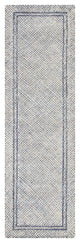 Safavieh Couture Abstract Collection, ABT341 Rug, Ivory/Navy, 2'3"x6'