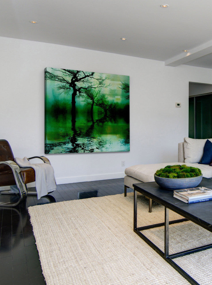 "Emerald Lake" Fine Art Canvas Print, 32"x32"