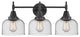 INNOVATIONS LIGHTING 447-3W-BK-G74-LED Caden 3 Light 26 inch Bath Vanity Light