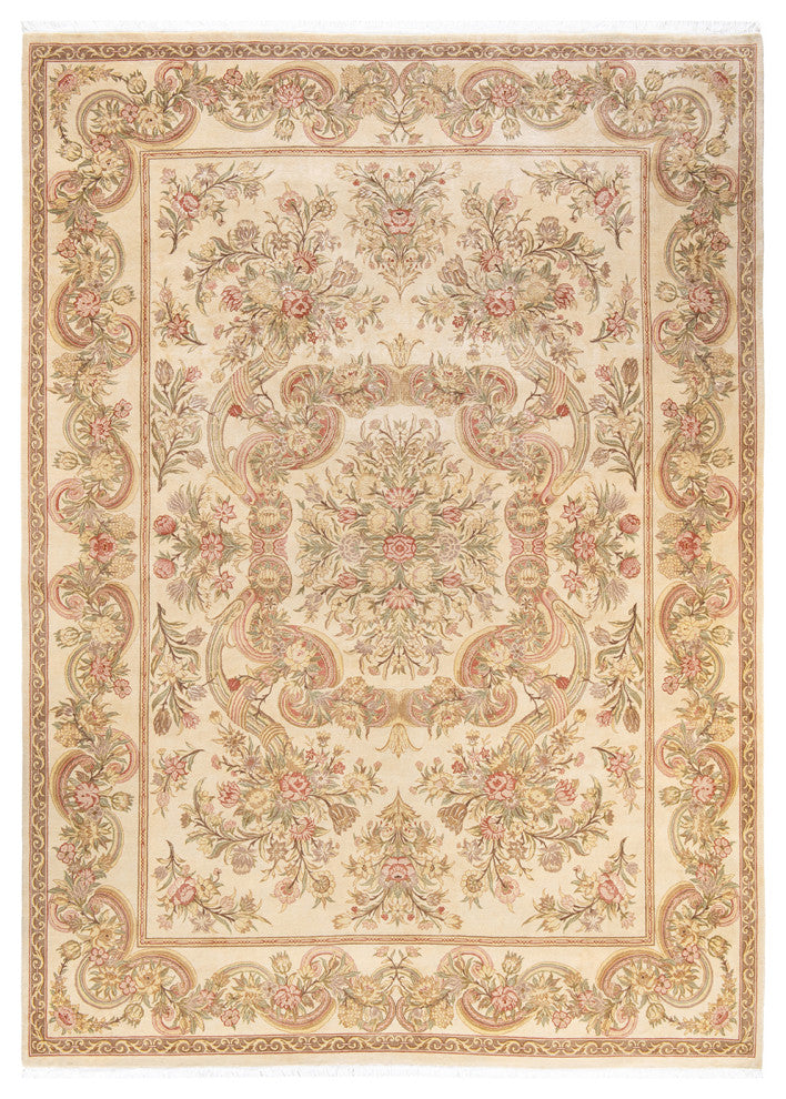 Mogul, One-of-a-Kind Hand-Knotted Area Rug Ivory, 8'3"x11'7"