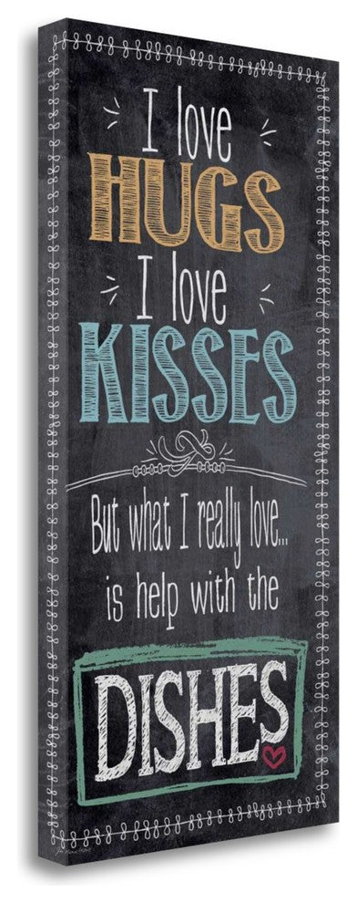 "I Love" By Jo Moulton, Giclee Print on Gallery Wrap Canvas, Ready to Hang
