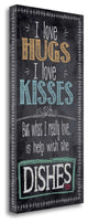 "I Love" By Jo Moulton, Giclee Print on Gallery Wrap Canvas, Ready to Hang