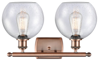 Innovations Lighting 516-2W-AC-G124-8 Athens 2 Light 16" Bath Vanity Light