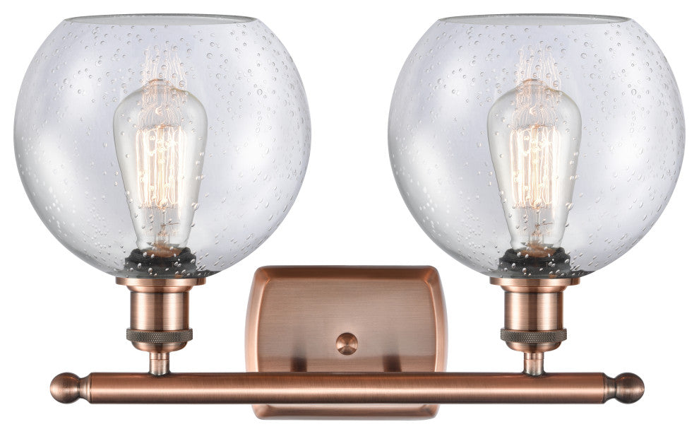 Innovations Lighting 516-2W-AC-G124-8 Athens 2 Light 16" Bath Vanity Light