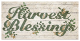 Harvest Blessings Wrapped Canvas Fall Wall Art