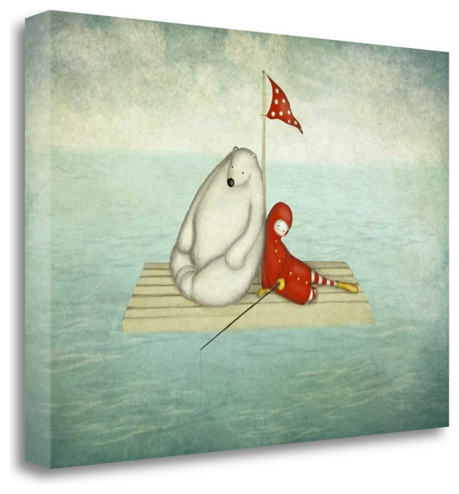 "Calm Water" By Majali, Giclee Print on Gallery Wrap Canvas, Ready to Hang