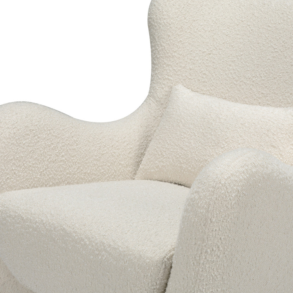 Solstice Swivel Glider, Ivory Boucle