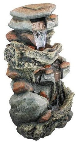 Cathedral Falls Cascading Fountain, Garden Statue
