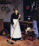 Victor Gabriel Gilbert Sweeping the Feathers, Gallery Wrapped Canvas, 20"x25"