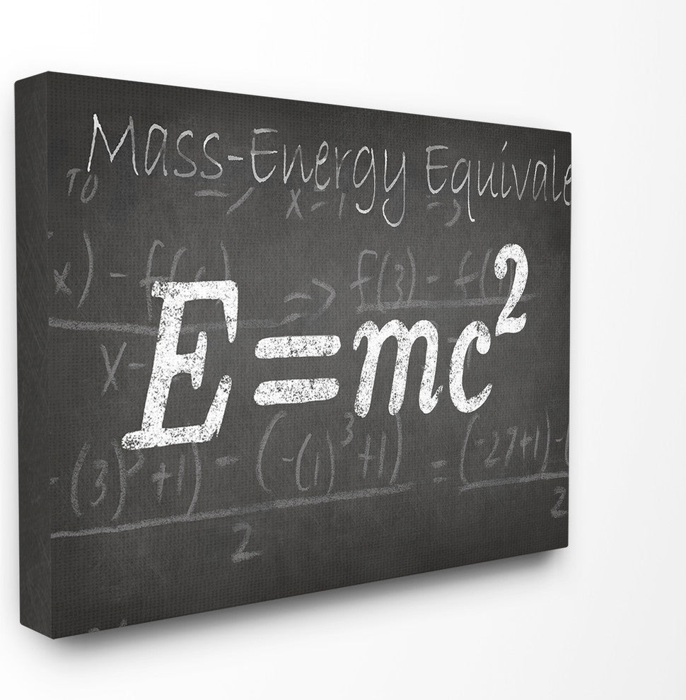 "Mass Energy Equivalent" Stretched Canvas Wall Art