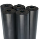 Rubber-Cal "Block-Grip" Rubber Flooring  - 3 Colors - Available in 17 Lengths, Black, 4ft W X 8ft L