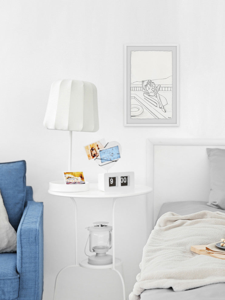 "Summer Chill" Framed Painting Print, 30"x45"