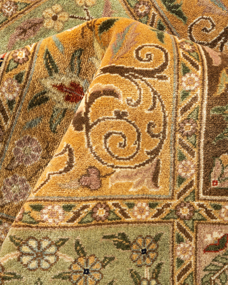 Ahmadnagar, One-of-a-Kind Hand-Knotted Area Rug Ivory, 8'2"x10'3"