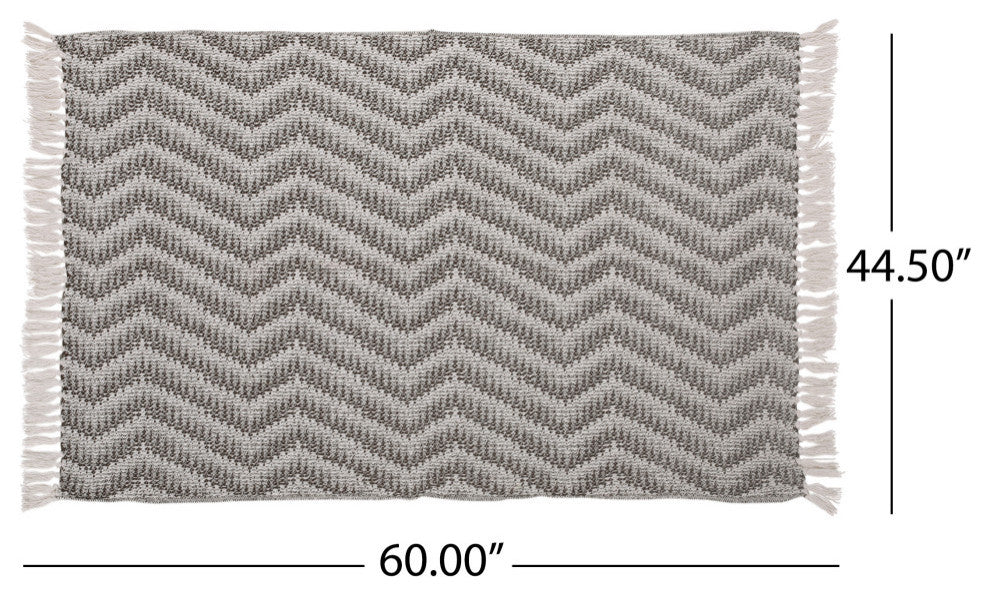 Keenan Hand-Loomed Boho Throw Blanket