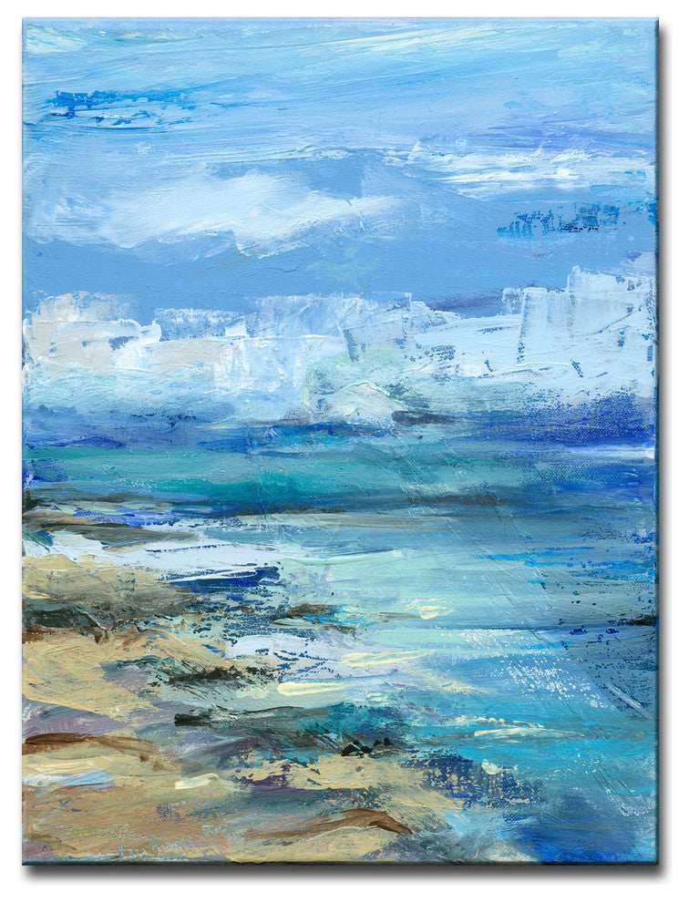 Coastal Shores' Canvas by Leslie Owens, 20"x30"