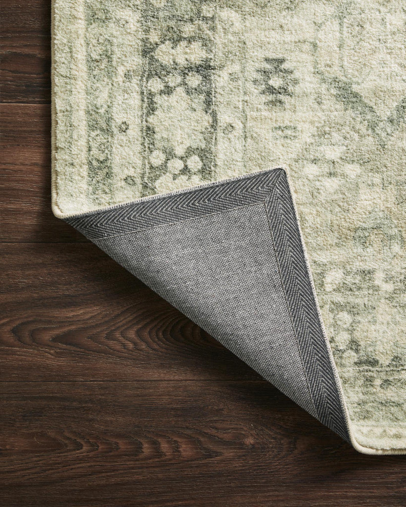 Loloi II Rosette Grey/Ivory Plush Area Rug, 2'-2" X 5'