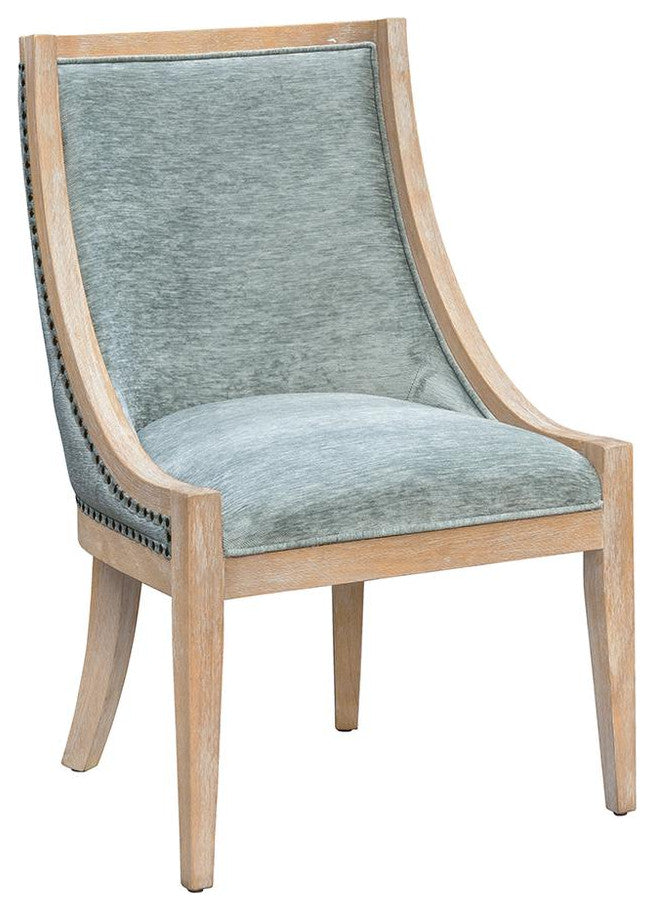 Upholstered Dining Chair with Nailhead Trim