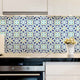Augusta Tile Stencil, Portuguese Tile Stencils, DIY Faux Tiles, Extra Large