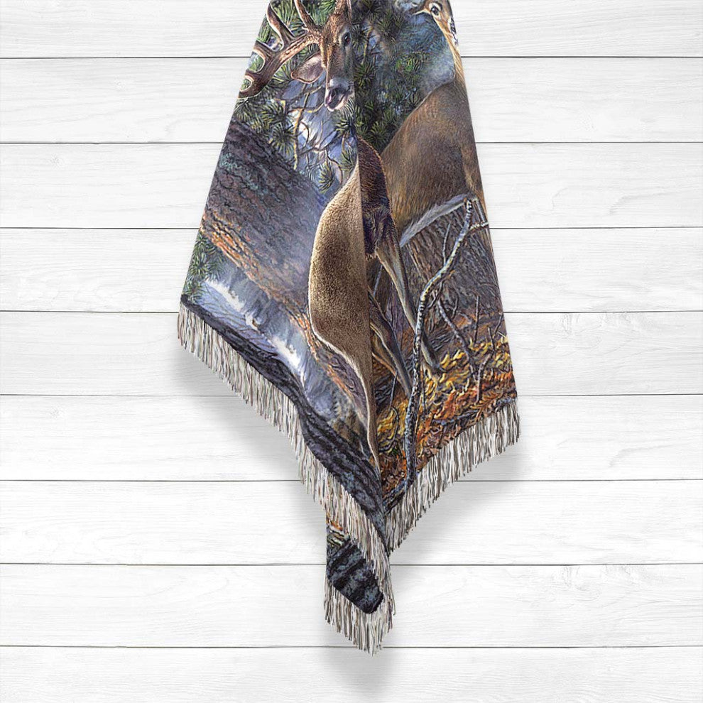 Laural Home Cold Snap 50" X 60" Woven Throw Blanket