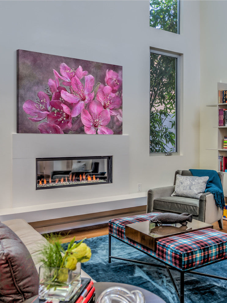 "Crabapple Floral" Painting Print on Canvas by Theo