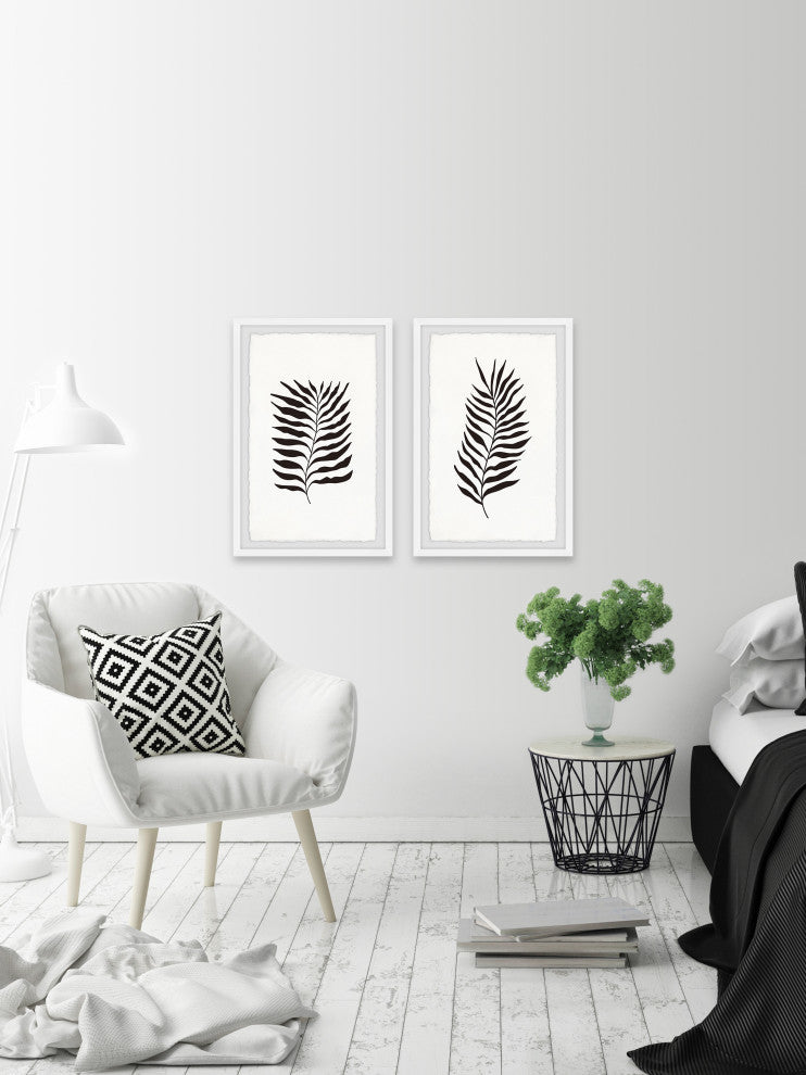 Fern Connection Diptych, Set of 2, 24x36 Panels