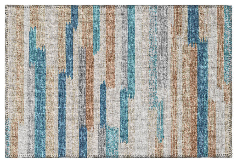 Indoor/Outdoor Sedona SN8 Riviera Machine Washable 1'8" x 2'6" Rug