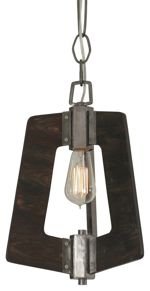 Varaluz-268M01SL-One Light Mini Pendant Steel