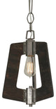 Varaluz-268M01SL-One Light Mini Pendant Steel