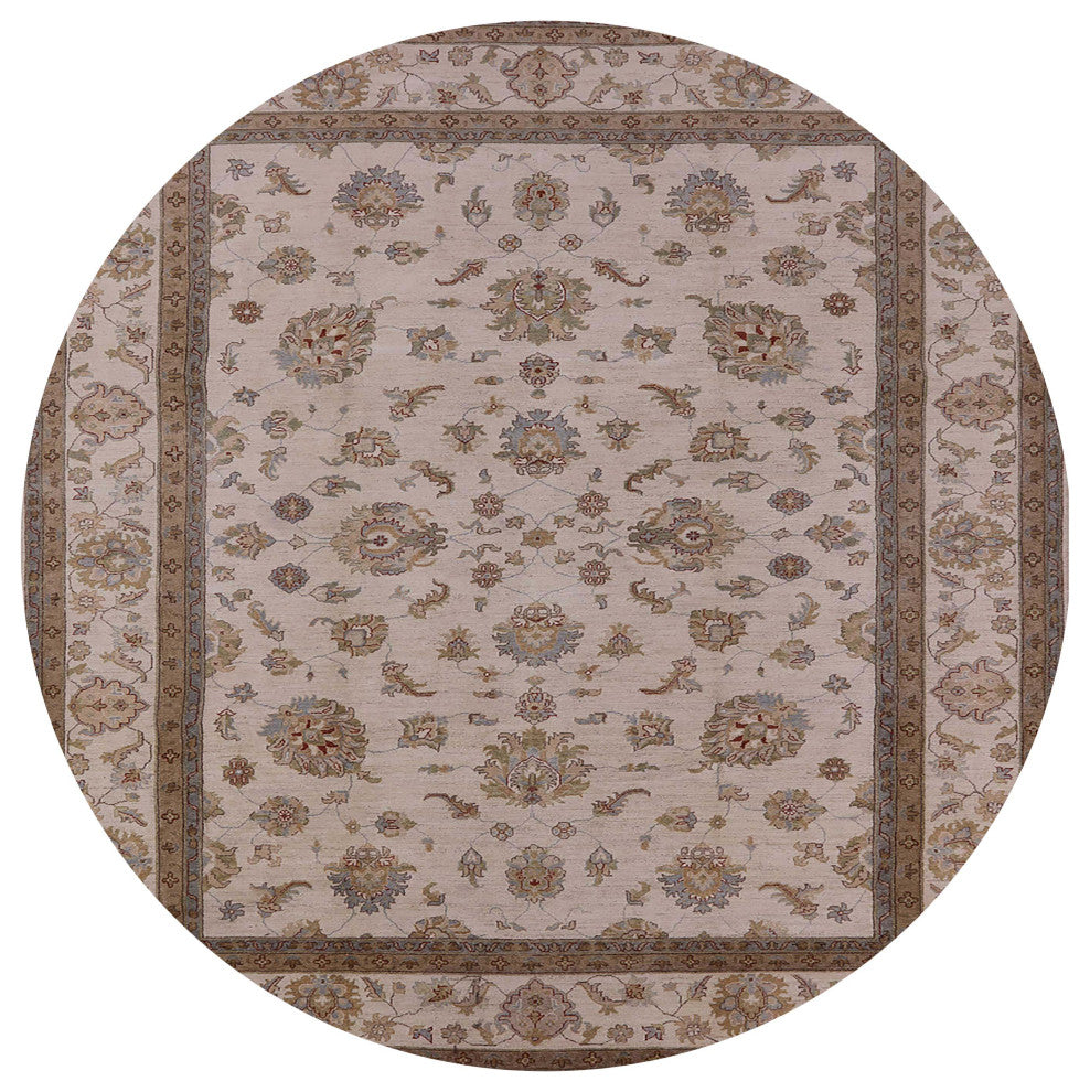 Ahgly Company Indoor Round Mid-Century Modern Area Rugs, 3' Round