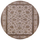 Ahgly Company Indoor Round Mid-Century Modern Area Rugs, 3' Round